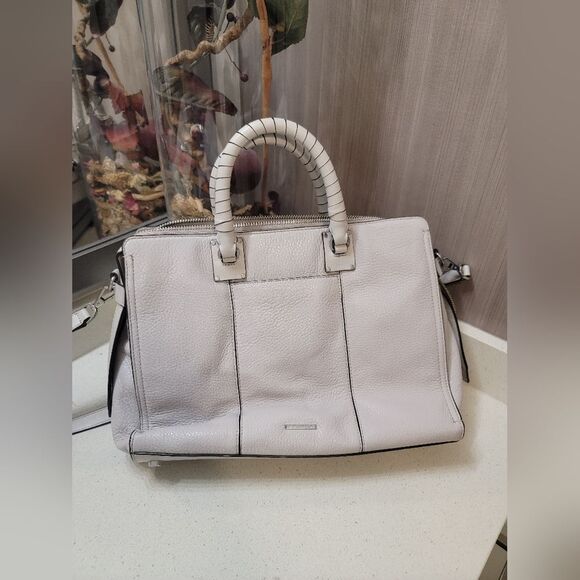 Rebecca Minkoff Borsa Bree Grey Handbag - Picture 1 of 11
